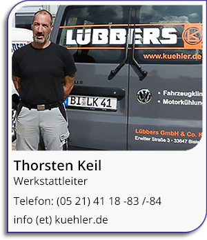 Thorsten Keil, Werkstattleiter bei Lübbers GmbH & Co.Kg